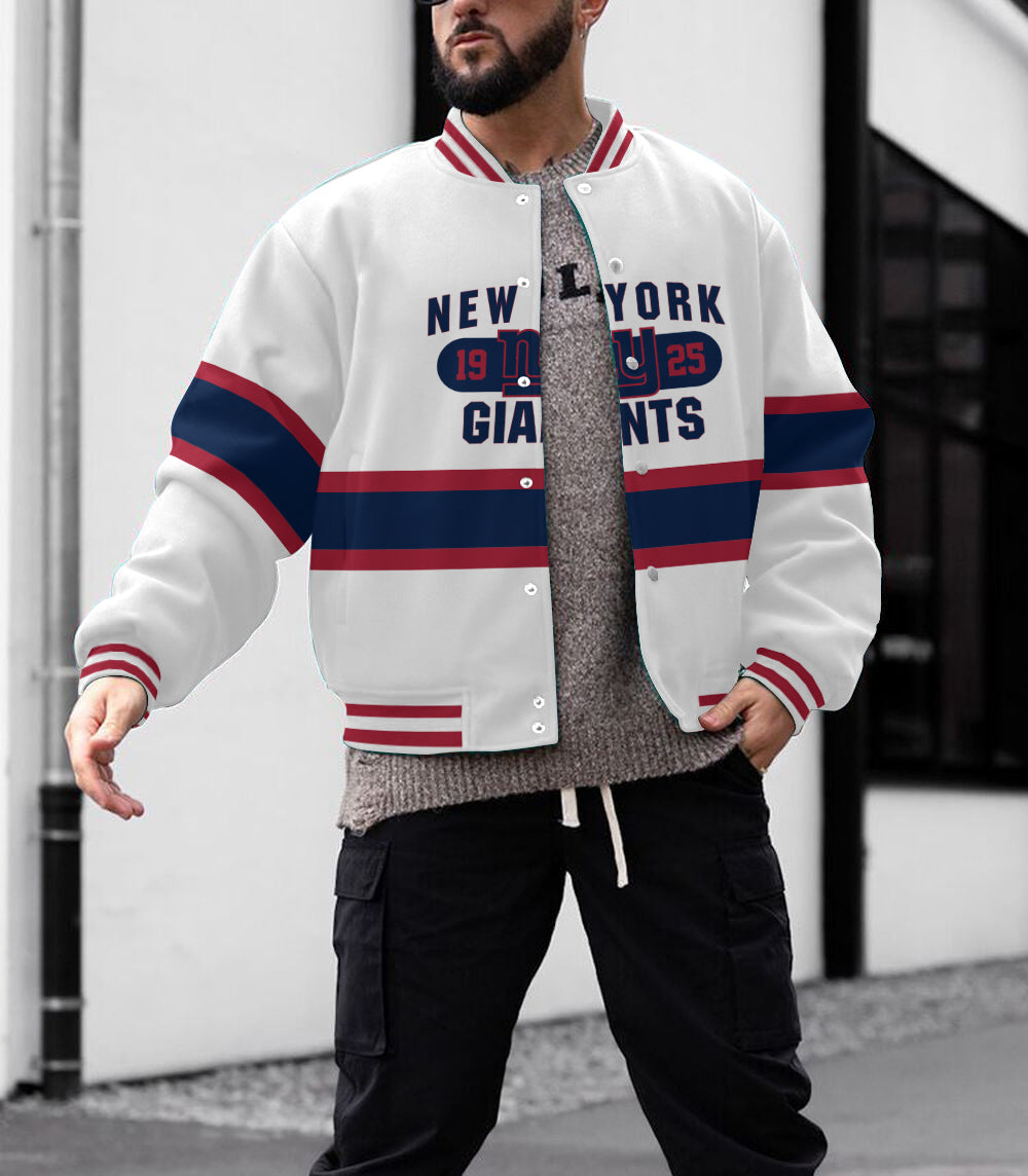 New York Giants Men's Limited Edition Full-Snap Casual Jacket