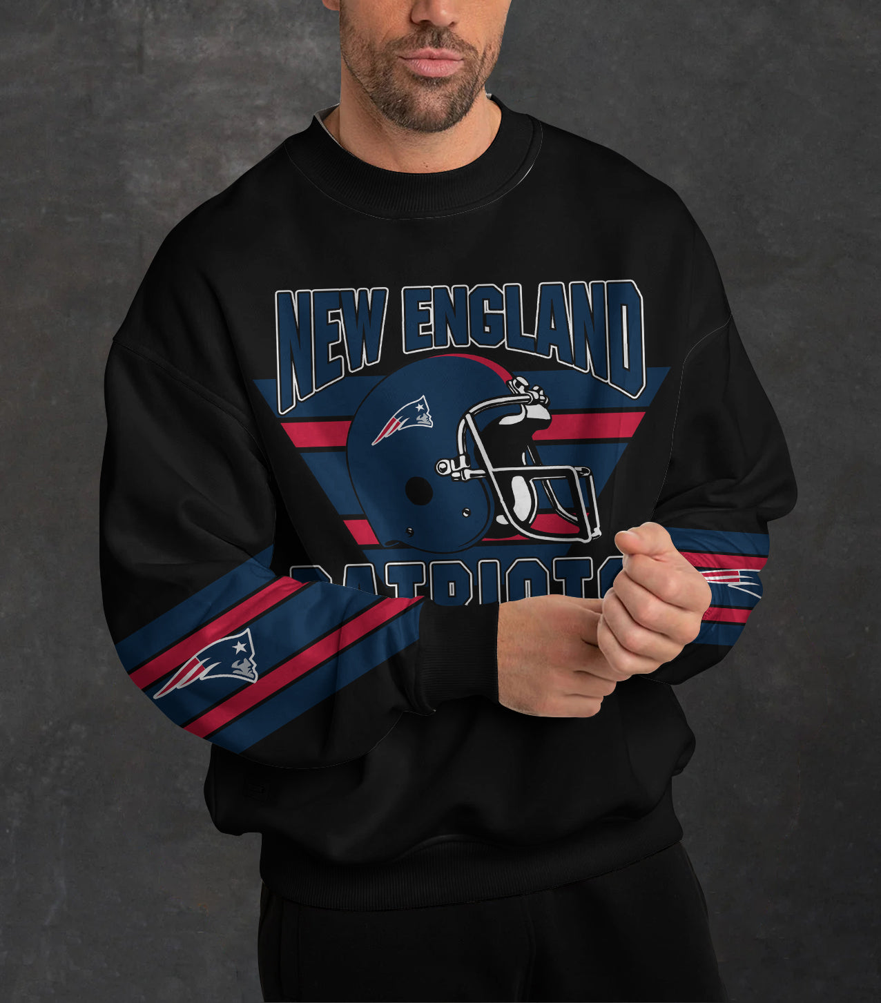 New England Patriots 3D Limited Edition Crew Neck sweatshirt