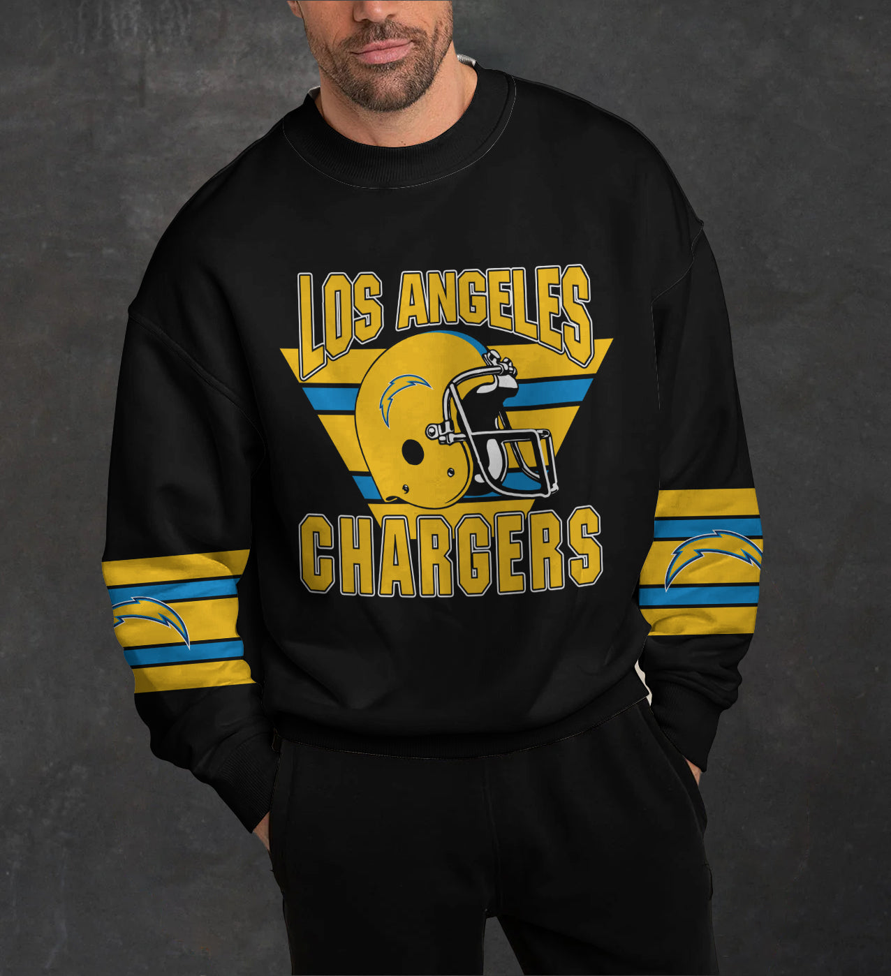 Los Angeles Chargers 3D Limited Edition Crew Neck sweatshirt