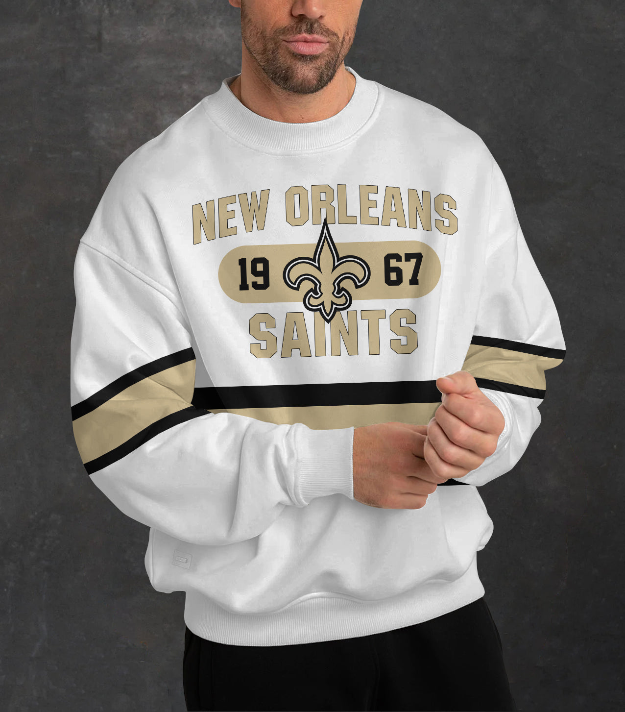New Orleans Saints 3D Limited Edition Crew Neck sweatshirt