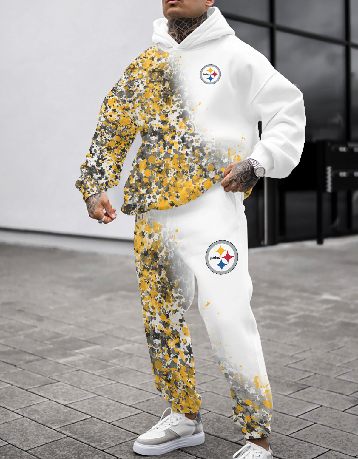 Pittsburgh Steelers 3D Printed Pullover Hoodie And Sweatpant 2pcs Tracksuits