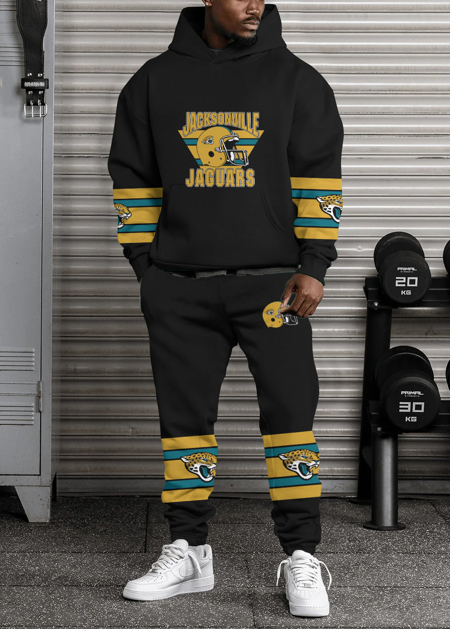 Jacksonville Jaguars 3D Printed Pullover Hoodie And Sweatpant 2pcs Tracksuits