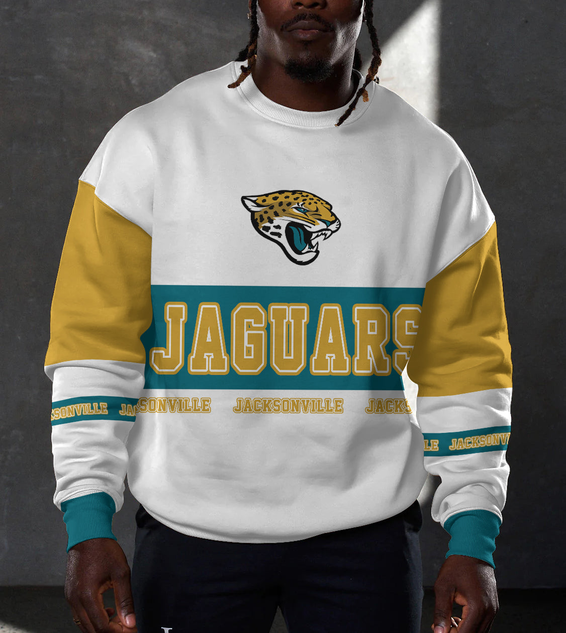 Jacksonville Jaguars 3D Limited Edition Crew Neck sweatshirt