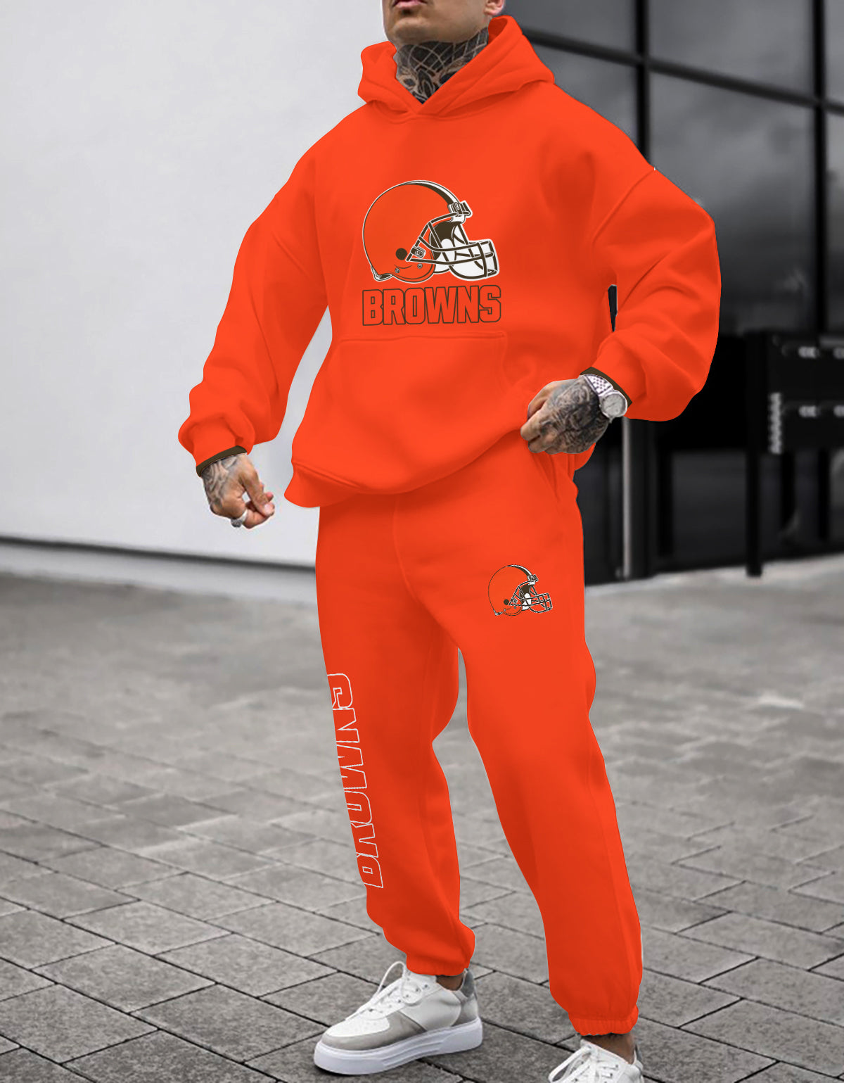 Cleveland Browns 3D Printed Pullover Hoodie And Sweatpant 2pcs Tracksuits