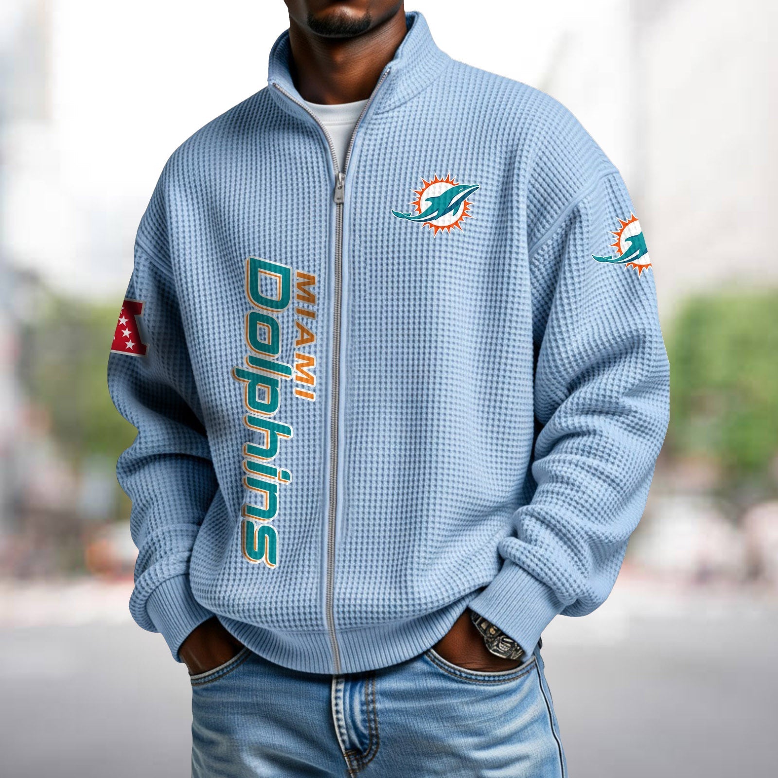 Waffle Hoodie – Dolphins