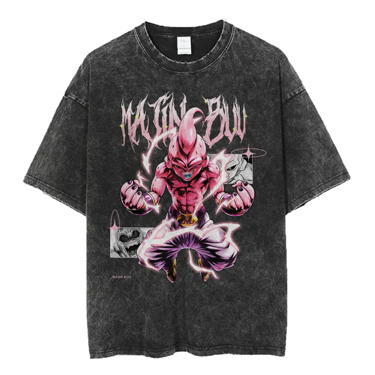 "Majin" Vintage Washed Shirt