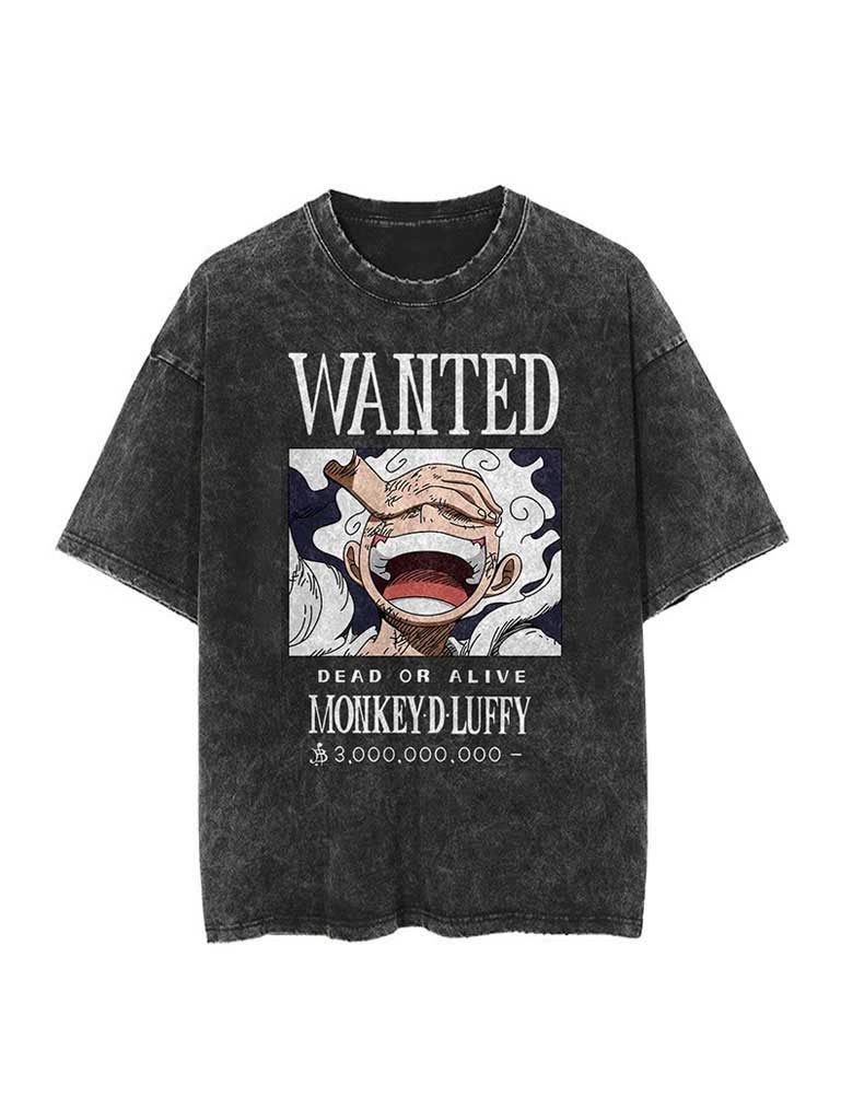 Luffy 'Wanted' Vintage Tee