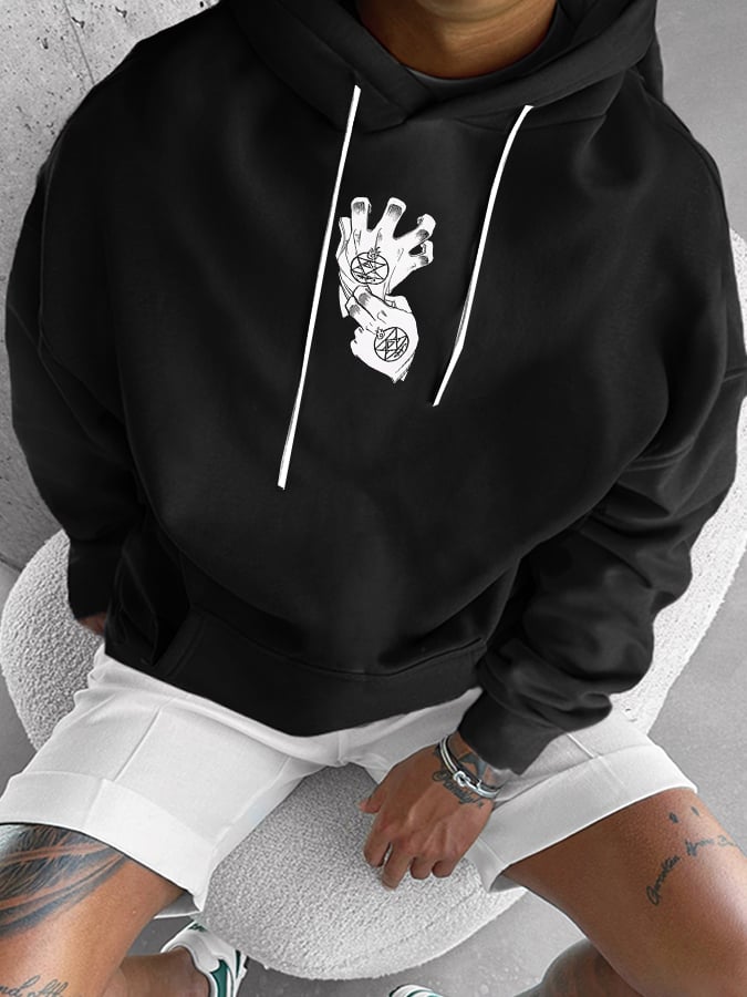 Men's Stylish Comic Hoodie