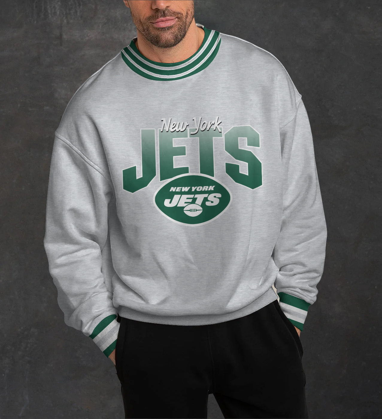 New York Jets 3D Limited Edition Crew Neck sweatshirt