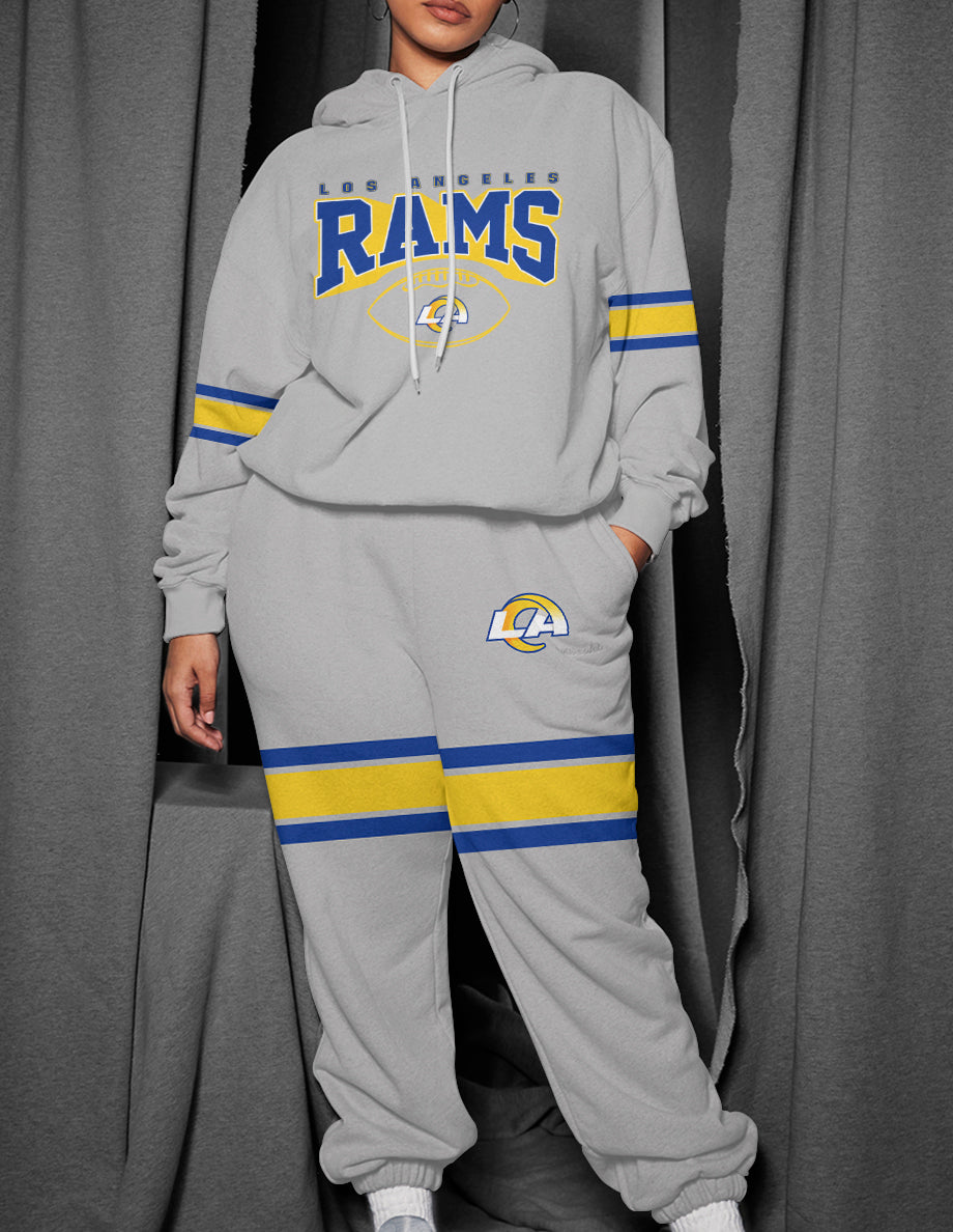 Los Angeles Rams 3D Printed Pullover Hoodie And Sweatpant 2pcs Tracksuits