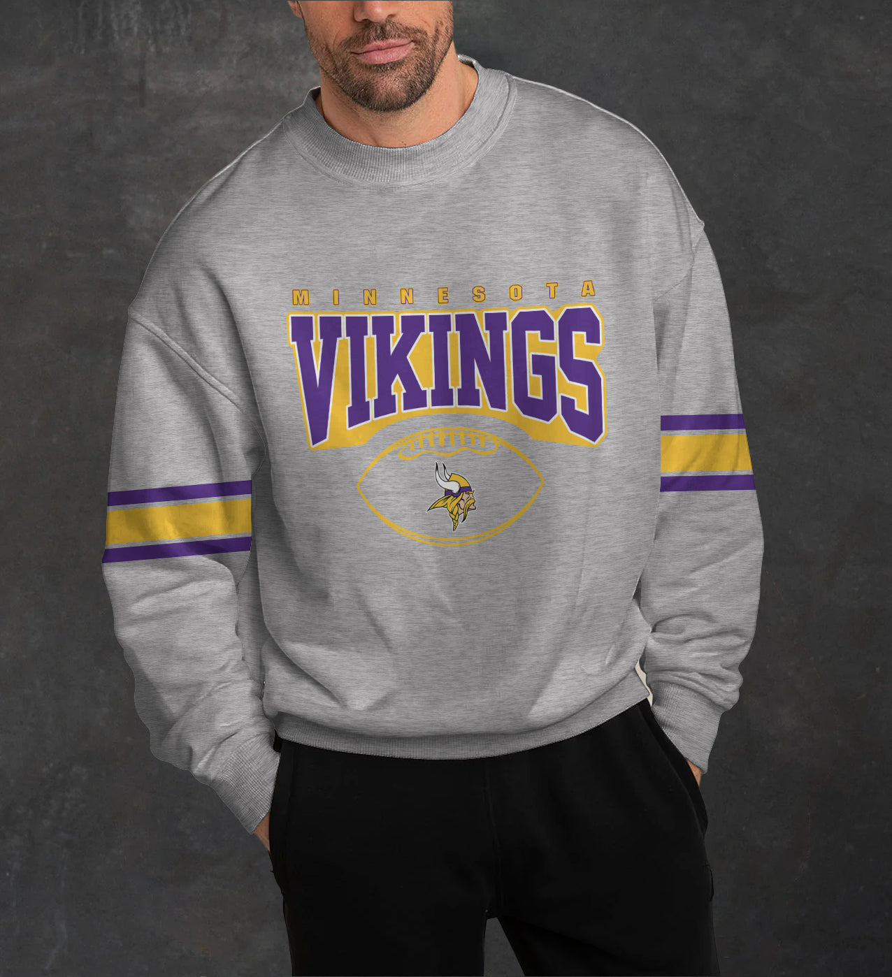 Minnesota Vikings 3D Limited Edition Crew Neck sweatshirt