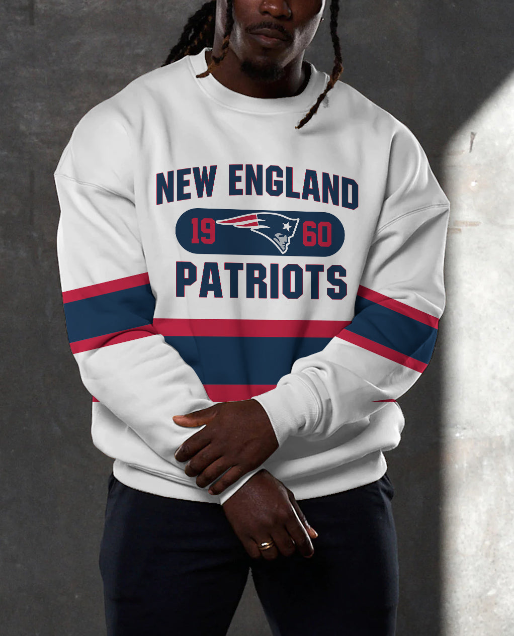 New England Patriots 3D Limited Edition Crew Neck sweatshirt