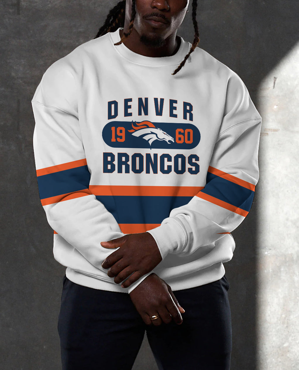Denver Broncos 3D Limited Edition Crew Neck sweatshirt
