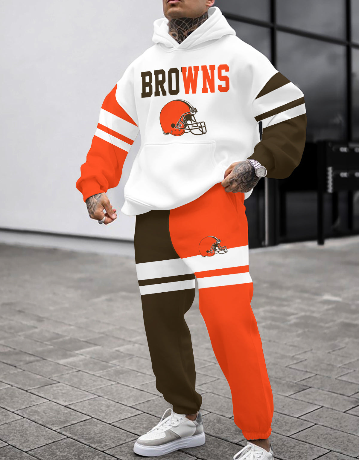 Cleveland Browns 3D Printed Pullover Hoodie And Sweatpant 2pcs Tracksuits