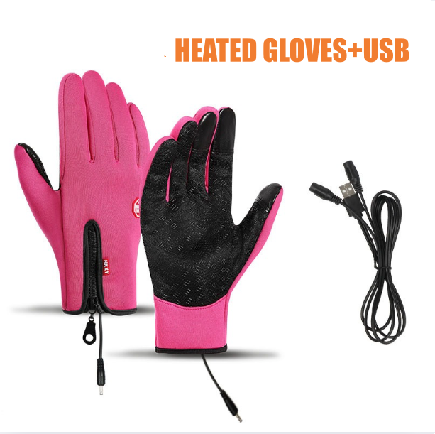 Anithread Rechargeable Heated Electric touchscreen Gloves