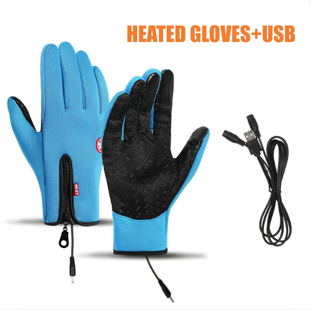 Anithread Rechargeable Heated Electric touchscreen Gloves