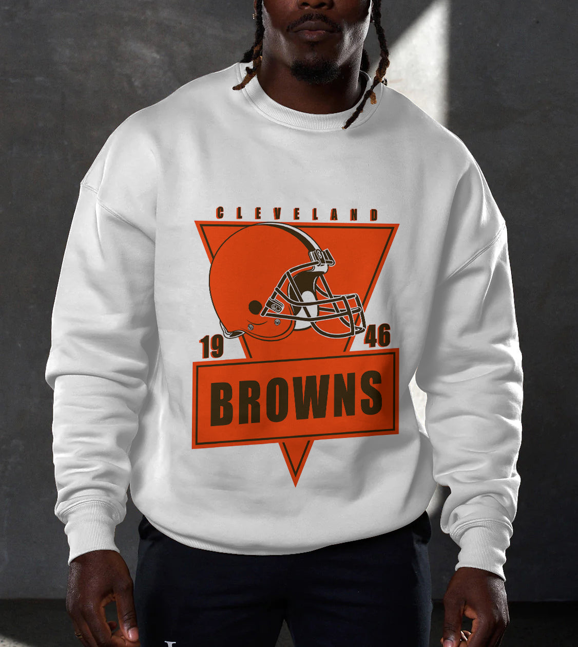 Cleveland Browns 3D Limited Edition Crew Neck sweatshirt