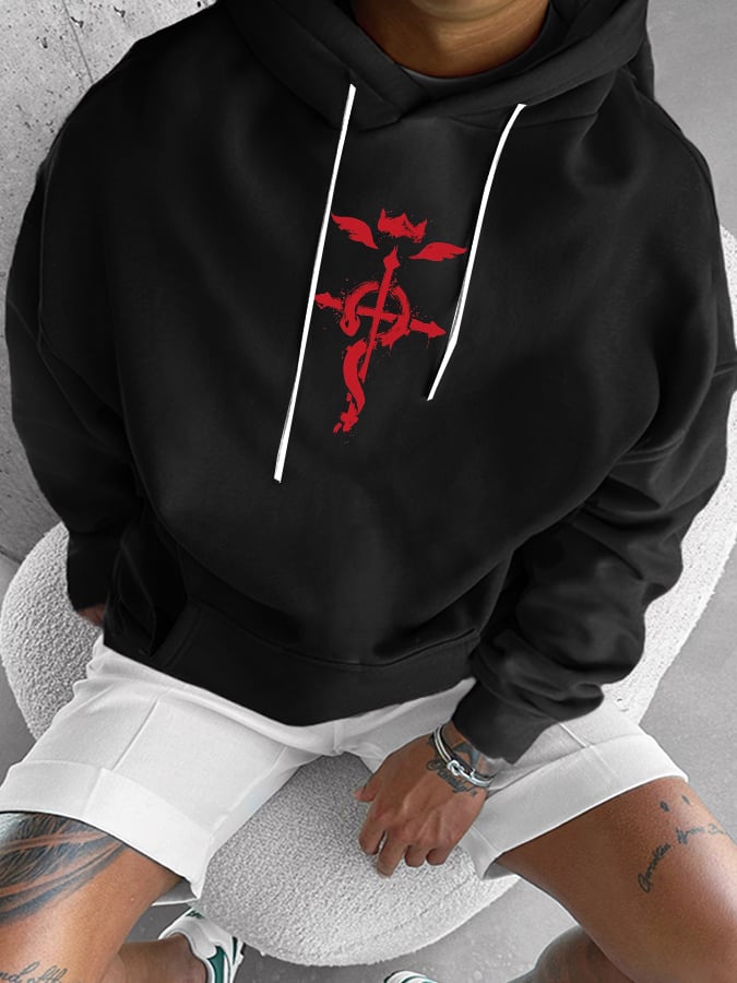 Men's Stylish Comic Hoodie