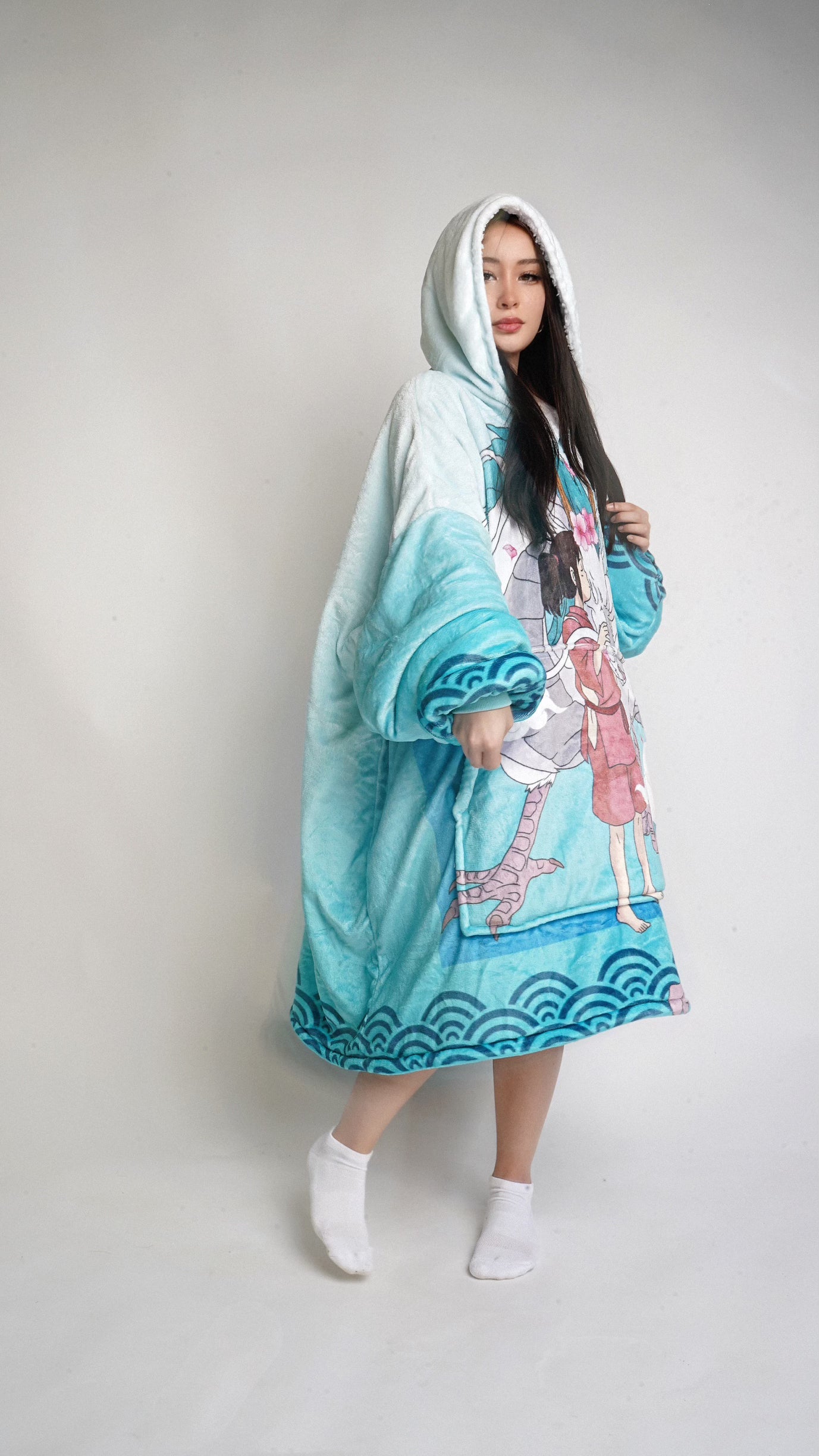 Haku x Chihiro Blanket Hoodie