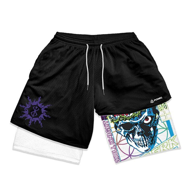 DEATH SKULL PERFORMANCE SHORTS