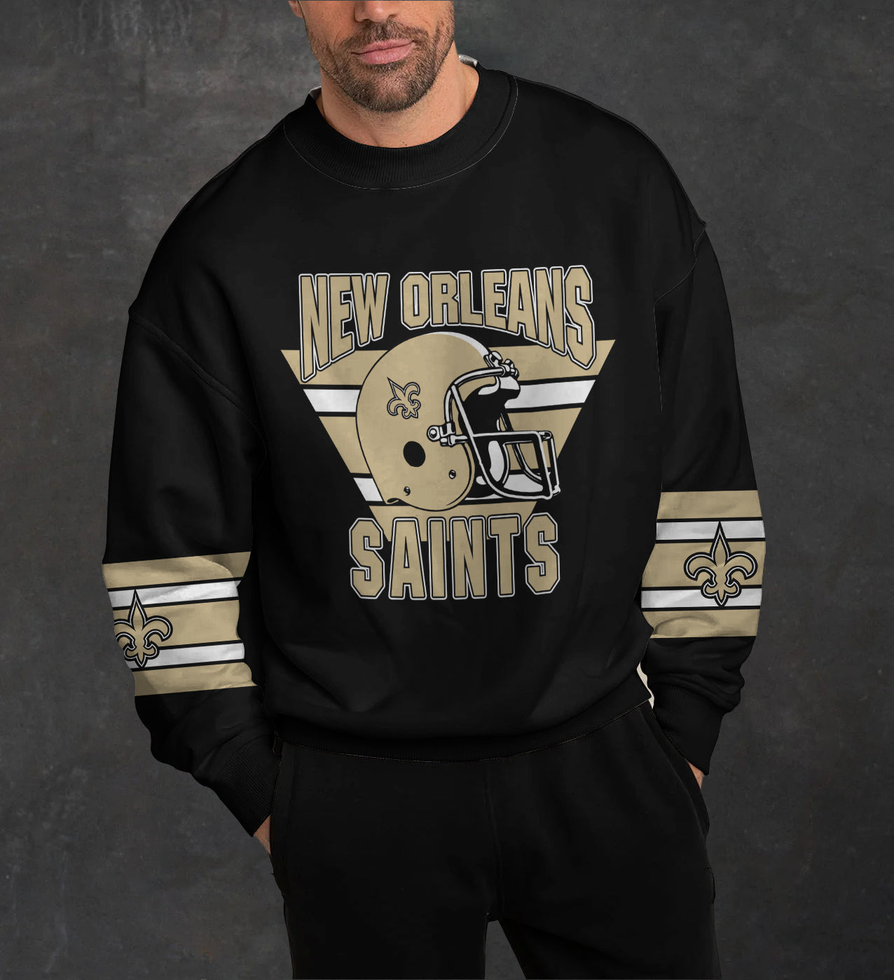 New Orleans Saints 3D Limited Edition Crew Neck sweatshirt