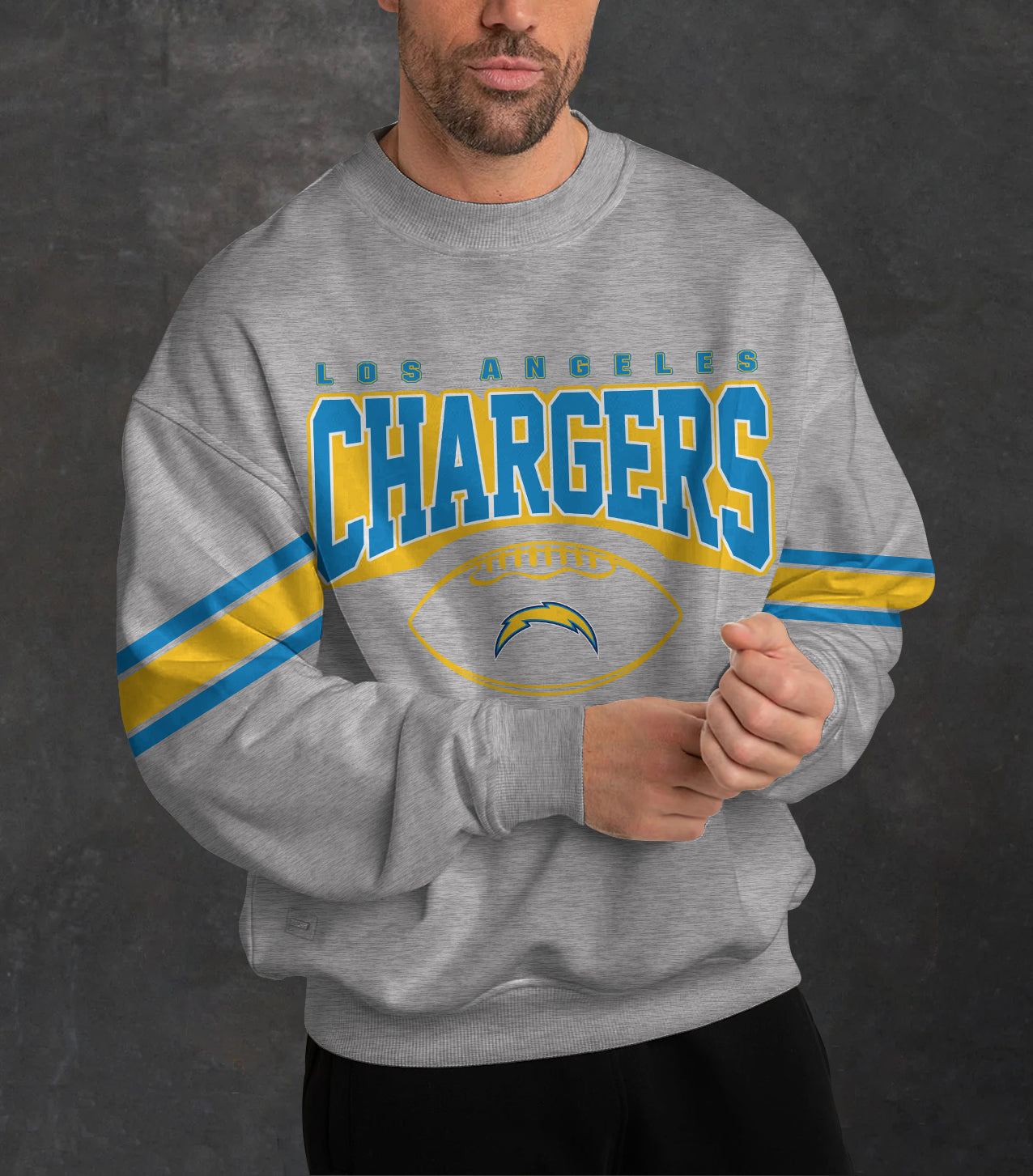 Los Angeles Chargers 3D Limited Edition Crew Neck sweatshirt