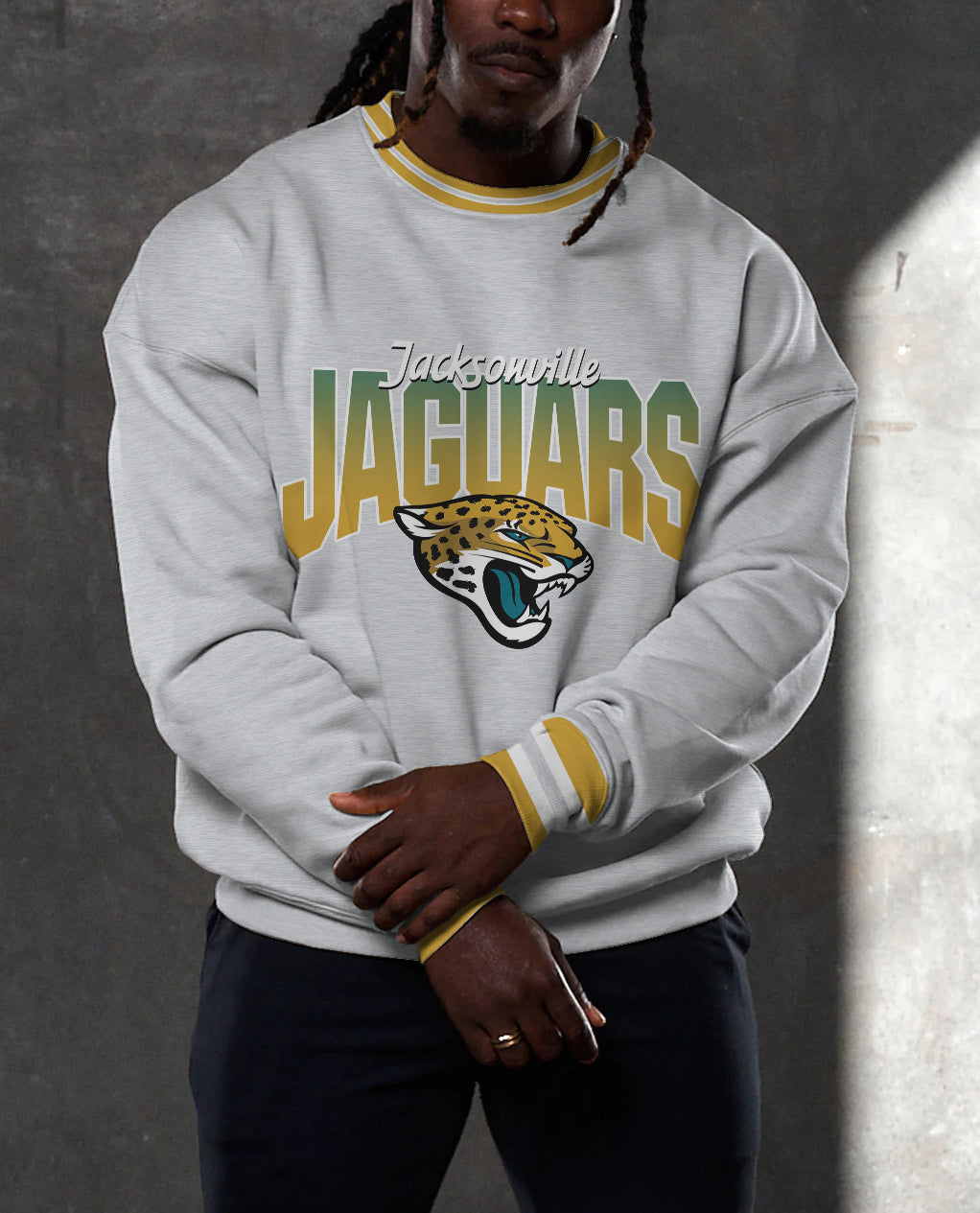 Jacksonville Jaguars 3D Limited Edition Crew Neck sweatshirt