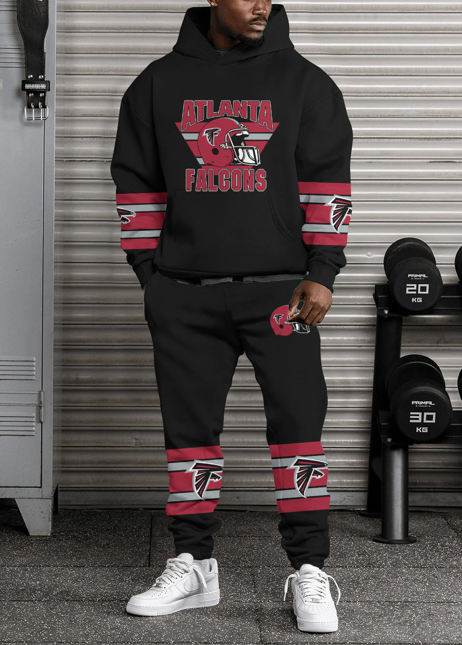 Atlanta Falcons 3D Printed Pullover Hoodie And Sweatpant 2pcs Tracksuits