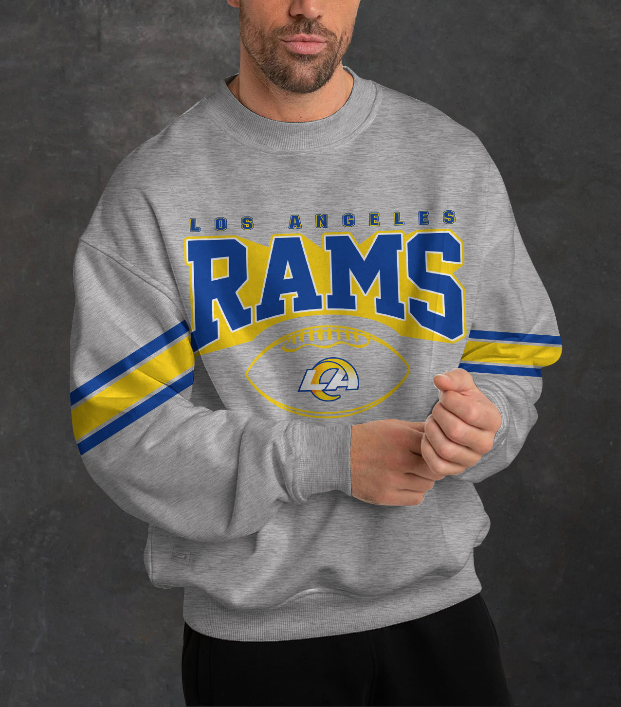 Los Angeles Rams 3D Limited Edition Crew Neck sweatshirt