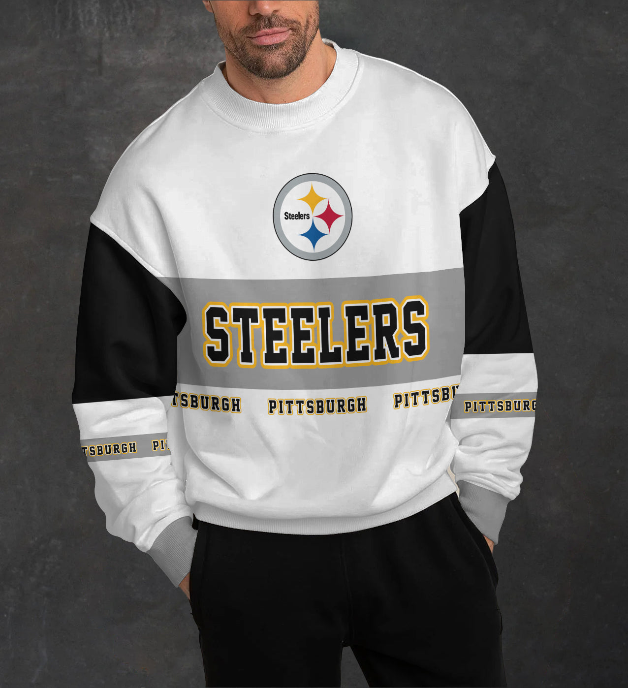 Pittsburgh Steelers 3D Limited Edition Crew Neck sweatshirt