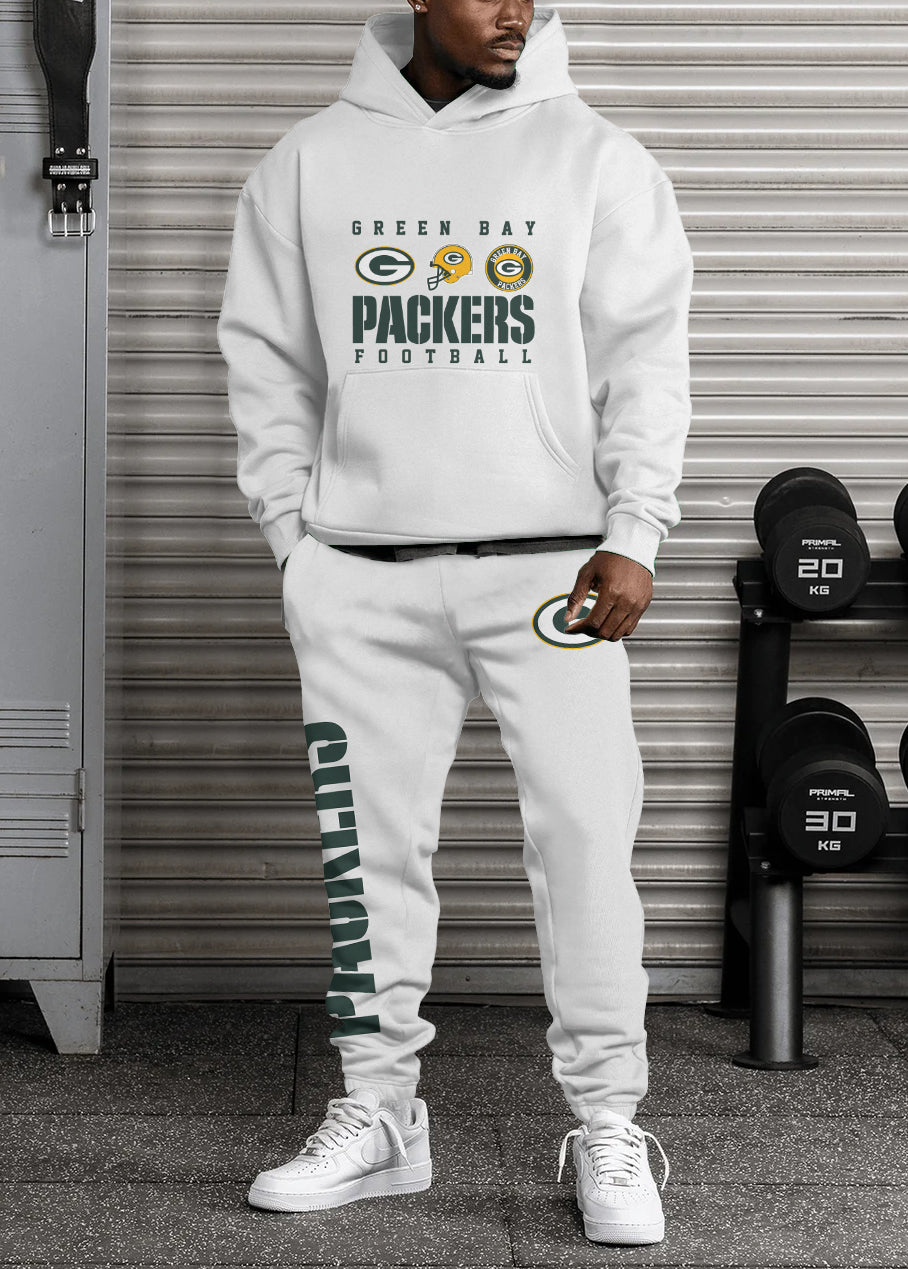 Green Bay Packers 3D Printed Pullover Hoodie And Sweatpant 2pcs Tracksuits