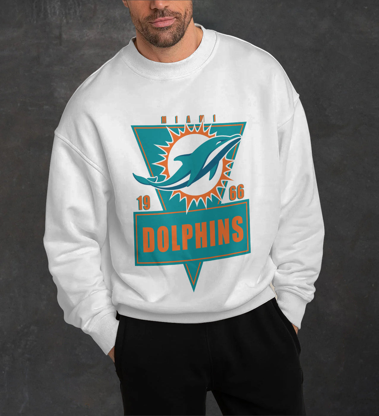 Miami Dolphins 3D Limited Edition Crew Neck sweatshirt