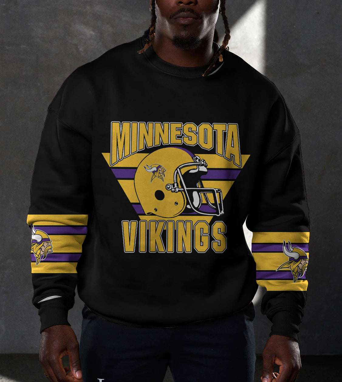 Minnesota Vikings 3D Limited Edition Crew Neck sweatshirt