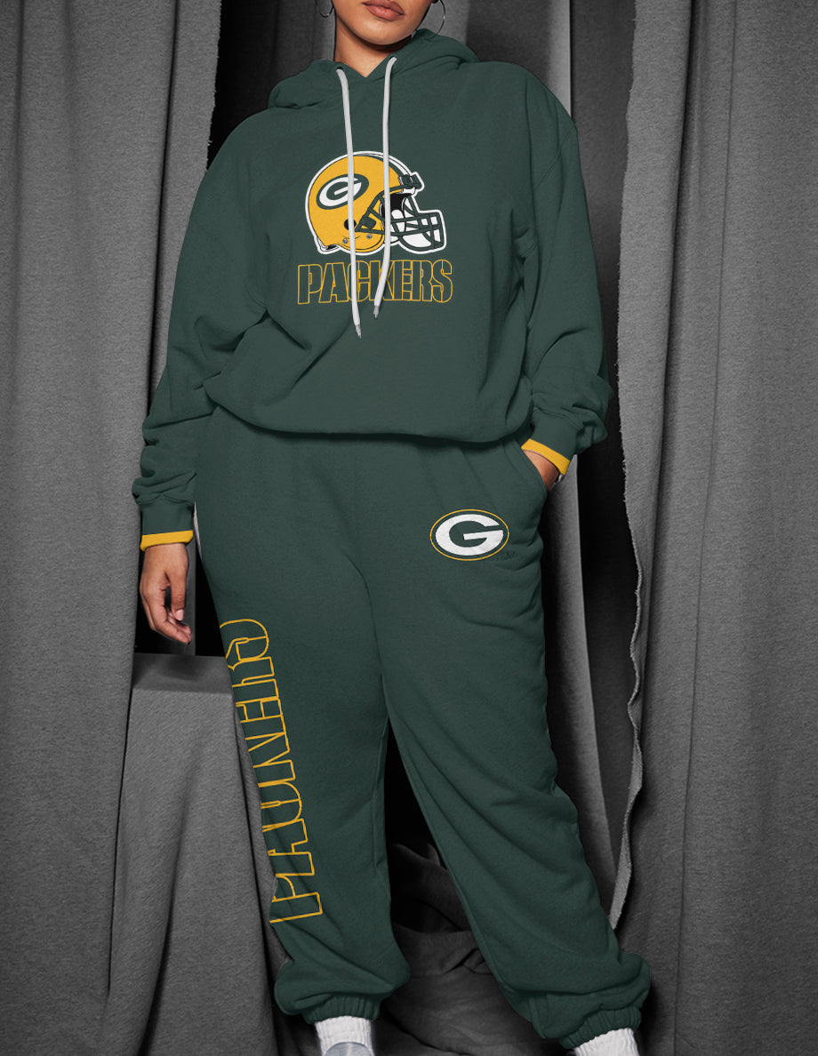 Green Bay Packers 3D Printed Pullover Hoodie And Sweatpant 2pcs Tracksuits