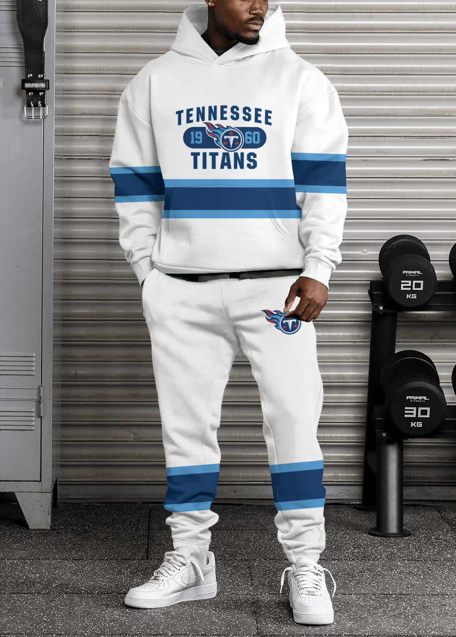 Tennessee Titans 3D Printed Pullover Hoodie And Sweatpant 2pcs Tracksuits