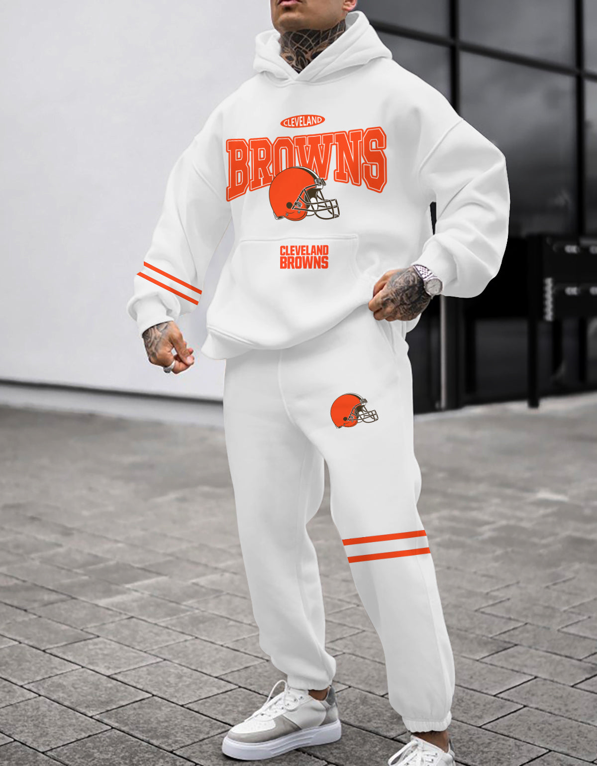 Cleveland Browns 3D Printed Pullover Hoodie And Sweatpant 2pcs Tracksuits
