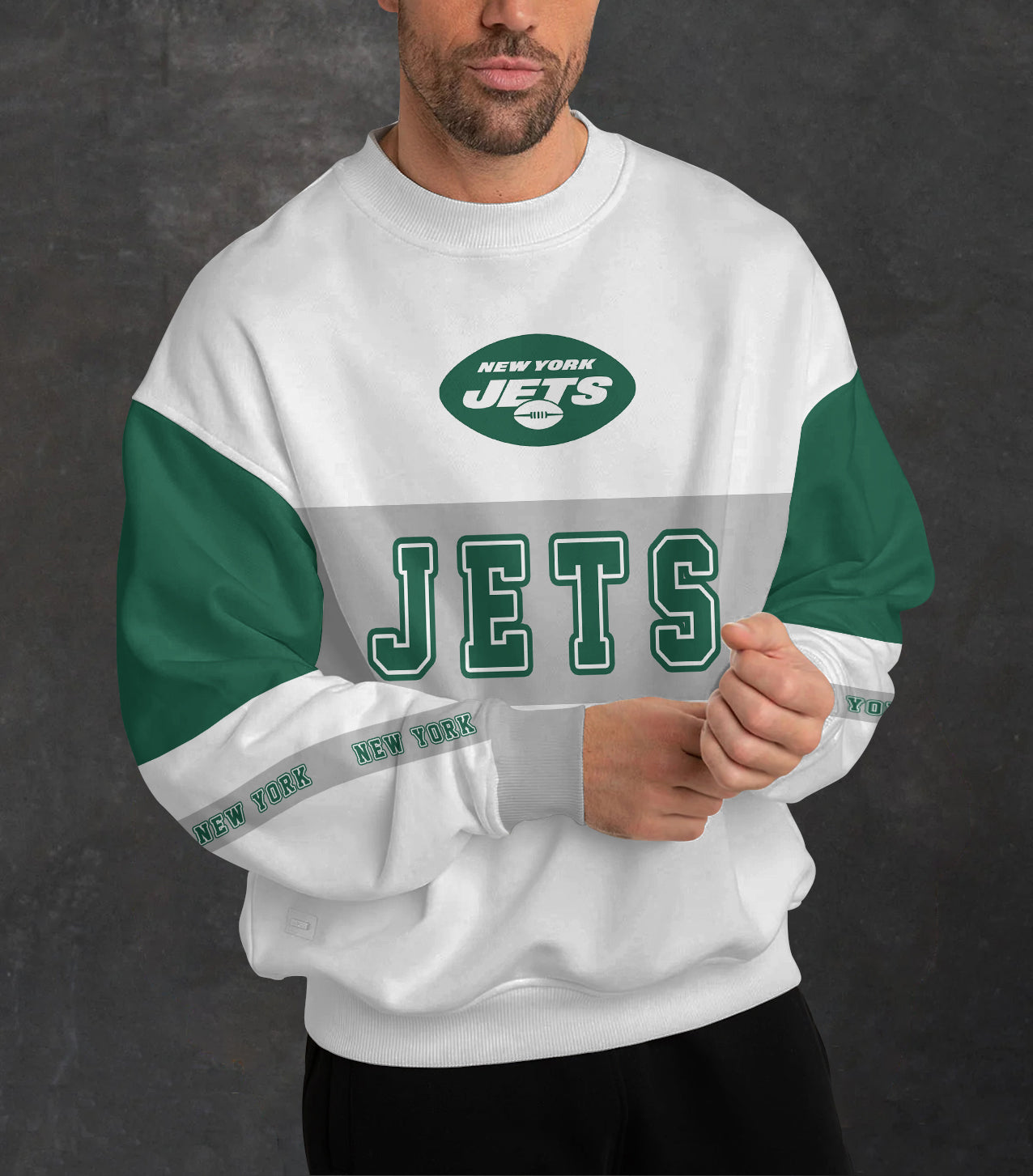 New York Jets 3D Limited Edition Crew Neck sweatshirt