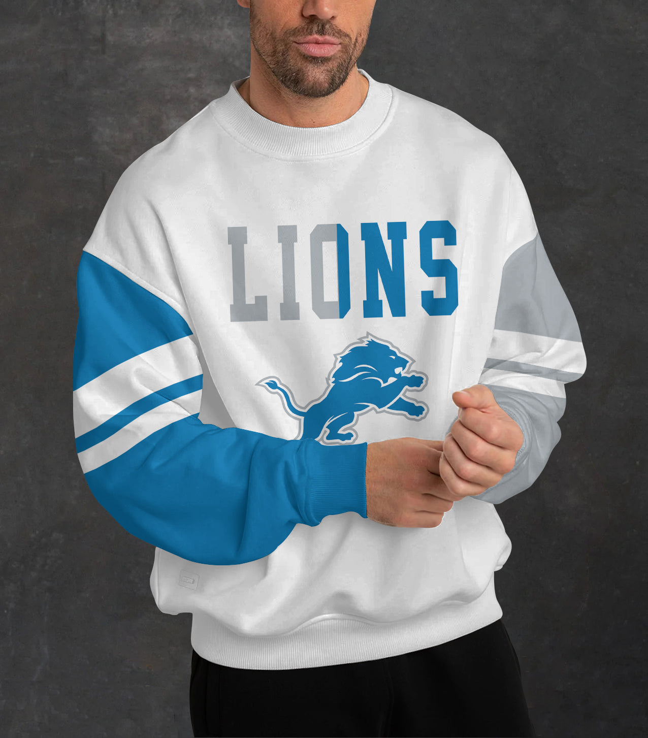 Detroit Lions 3D Limited Edition Crew Neck sweatshirt