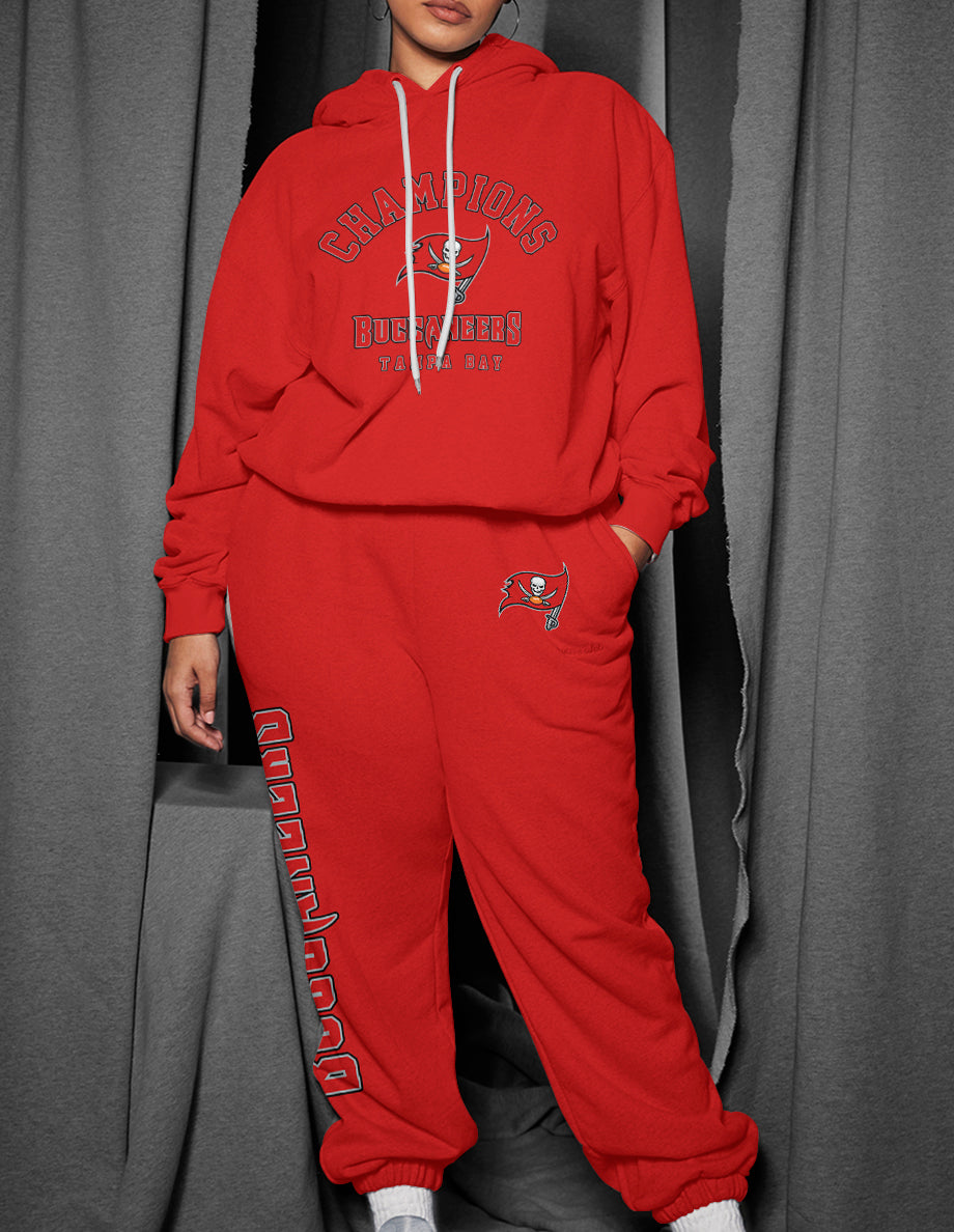 Tampa Bay Buccaneers 3D Printed Pullover Hoodie And Sweatpant 2pcs Tracksuits