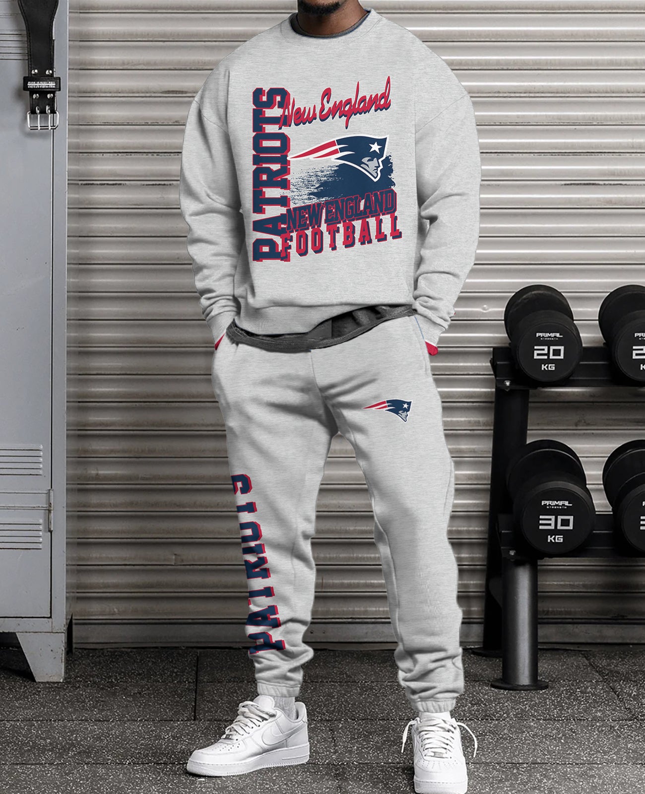 New England Patriots   3D sweatsuit and sweatpants 2 piece outfits