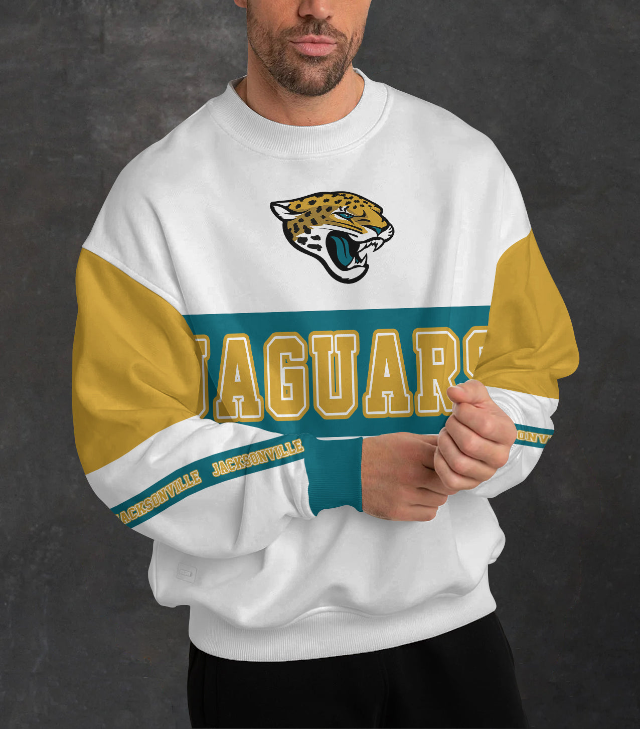Jacksonville Jaguars 3D Limited Edition Crew Neck sweatshirt