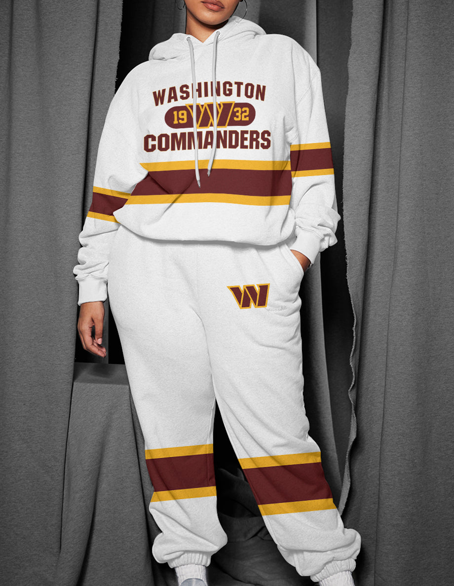 Washington Commanders 3D Printed Pullover Hoodie And Sweatpant 2pcs Tracksuits