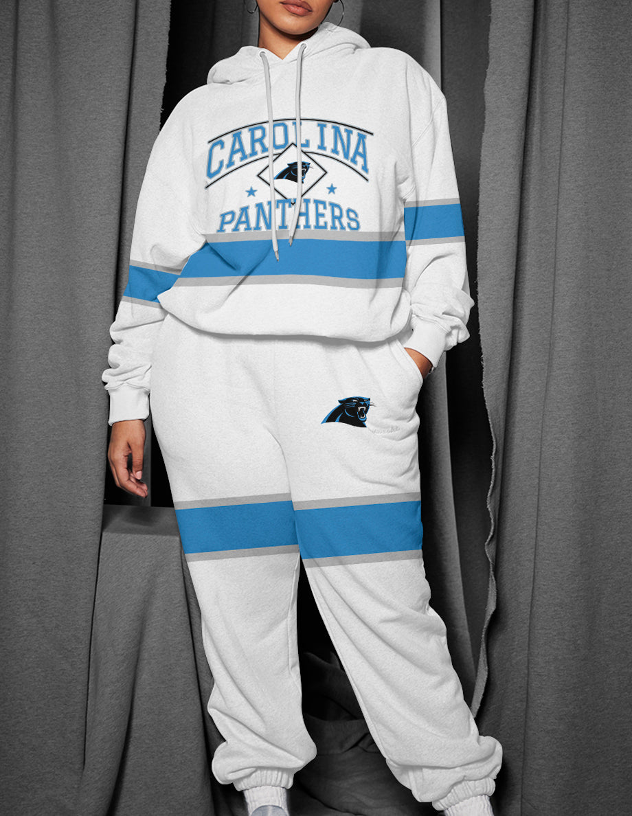Carolina Panthers 3D Printed Pullover Hoodie And Sweatpant 2pcs Tracksuits
