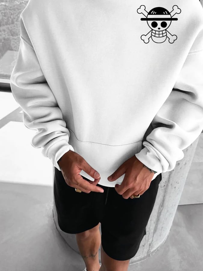 Men's Simple   Three-Knife Hoodie