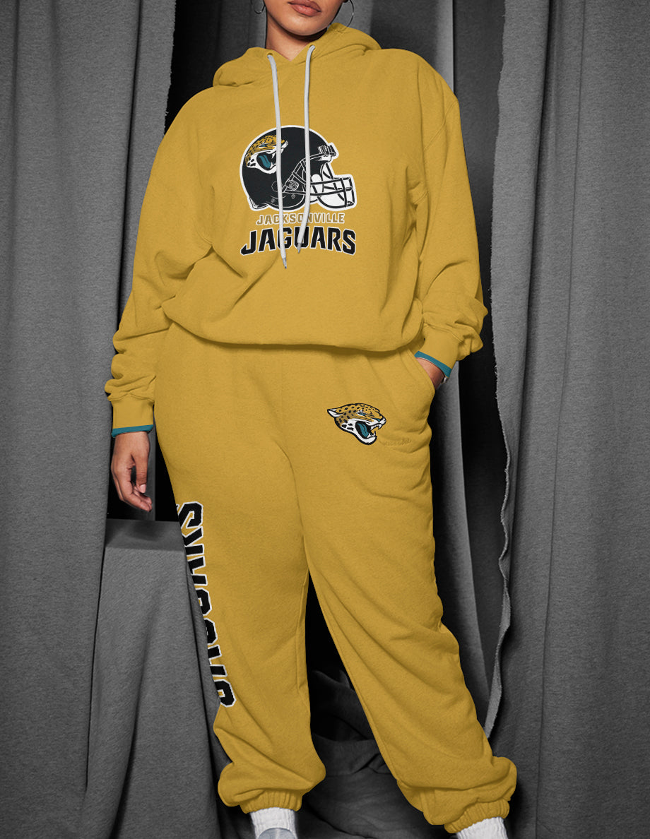Jacksonville Jaguars 3D Printed Pullover Hoodie And Sweatpant 2pcs Tracksuits