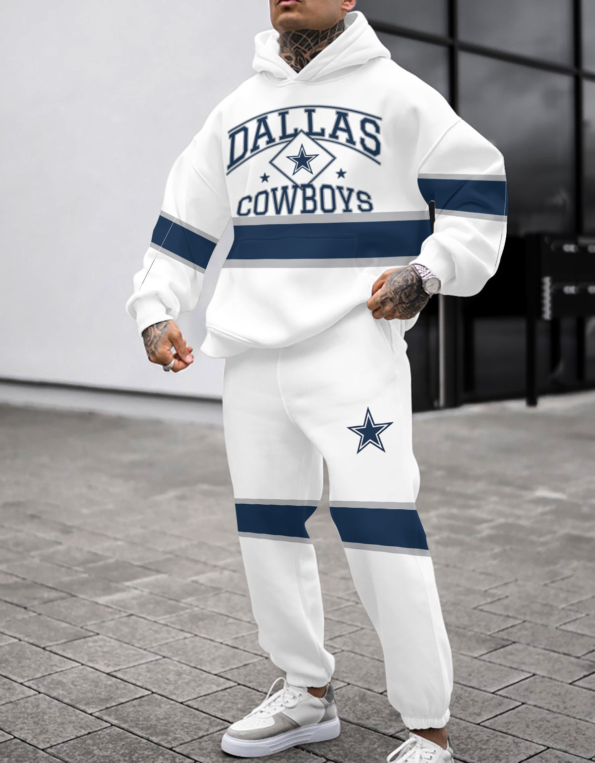 Dallas Cowboys 3D Printed Pullover Hoodie And Sweatpant 2pcs Tracksuits