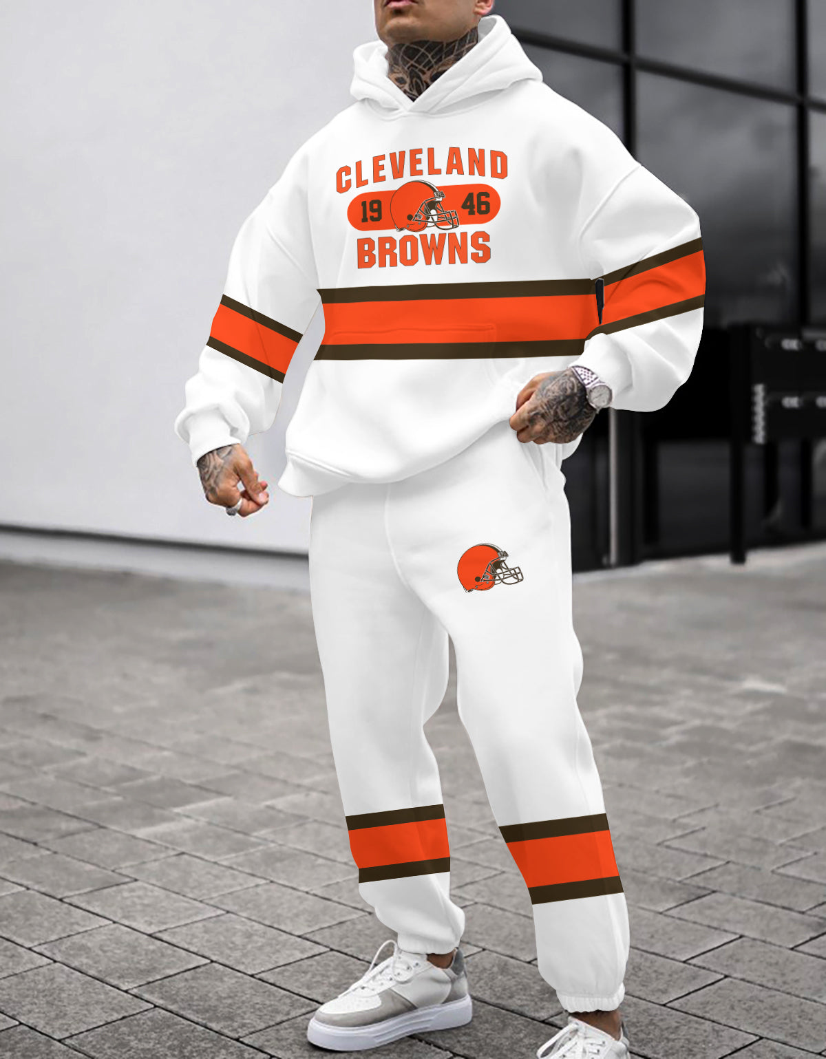 Cleveland Browns 3D Printed Pullover Hoodie And Sweatpant 2pcs Tracksuits