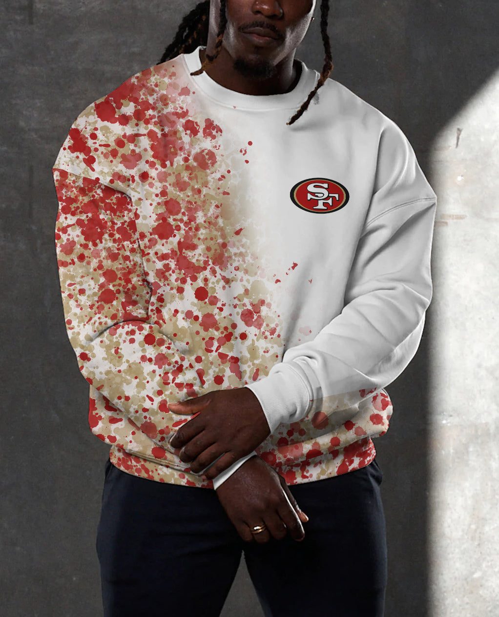San Francisco 49ers 3D Limited Edition Crew Neck sweatshirt