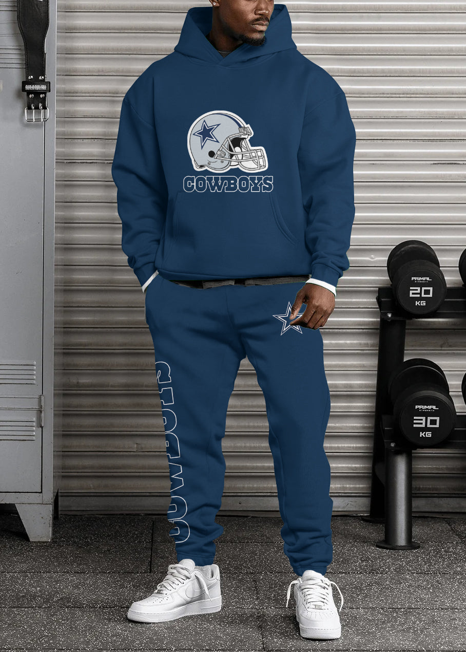 Dallas Cowboys 3D Printed Pullover Hoodie And Sweatpant 2pcs Tracksuits
