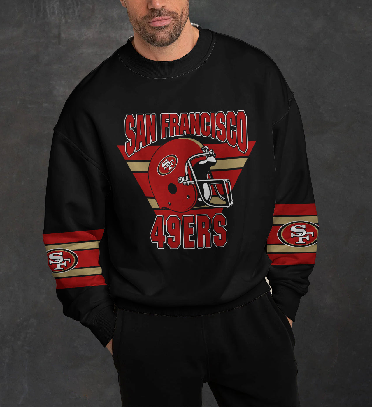 San Francisco 49ers 3D Limited Edition Crew Neck sweatshirt